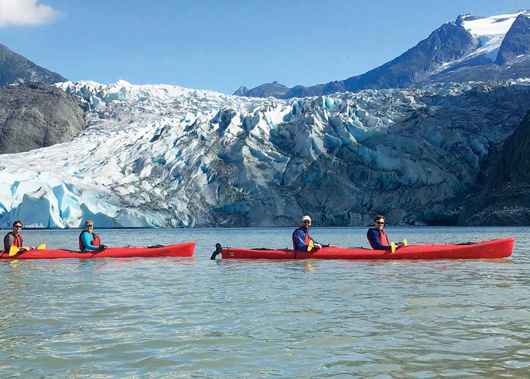Mendenhall Lake Kayaking Adventure with Alaska Shore Tours